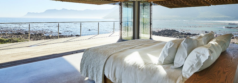 Bedroom with scenic view